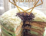 Foto langkah ke 11 dari resep Gluten Free Birthday Cake (Martabak Cake).