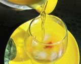 A picture of step 3 of Saffron cardamom shikanji.