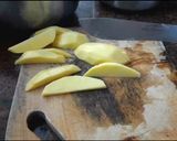 A picture of step 1 of Deep Fried Crunchy Spiced Rosemary Potato Wedges #passonbutton.