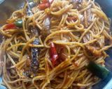 A picture of step 3 of Sauced  Pasta.