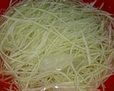 Hình bước làm 1 của món Mứt Đu Đủ Xanh Ngũ Sắc