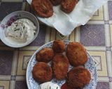 865.Kirántot krumpli fokhagymás tartármártással és ketchuppal 😋 recept fázis 4 fotója