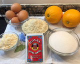 Foto del paso 1 de la receta: Tarta de naranja con merengue de coco