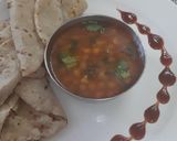 A picture of step 5 of Boondi ki Sabzi.