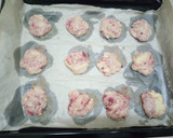 A picture of step 5 of Raspberry Lemon Cookies.