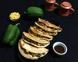 A picture of step 16 of Capsicum Corn stuffed Wheat Flour Tacos.