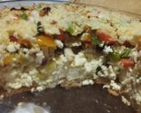 Foto del paso 7 de la receta: Tarta de pollo y base cremosa de ricota (masa casera)