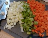 A picture of step 2 of Ninja Foodi pasta with meat Bolognese sauce.