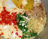 A picture of step 3 of Mini Cous-cous balls.