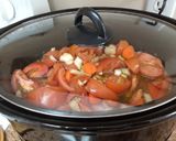 A picture of step 1 of Creamy Tomato Soup - Slow Cooker.