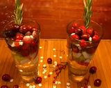 A picture of step 1 of Nonalcoholic Cranberry & Rosemary "Christmas" Sangria: 🎄🎄🎅🤶🏻❄️❄️❄️☃️.