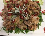 Hình bước làm 5 của món Gạo nếp nướng thịt heo(돼지고기 찹쌀구이)