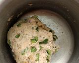A picture of step 4 of Corn kabab With brown bread.