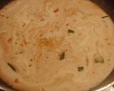 A picture of step 7 of Banana flower vada curry.