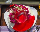 عکس مرحله 10 از دستور کیک تولد با تزیین جام واژگون 🍷