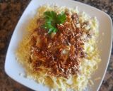 Foto del paso 10 de la receta: Fetuccini, con bolognesa, c/carne