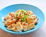 家常豆腐炒蛋的食譜步驟5照片