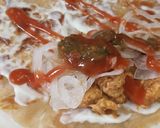 A picture of step 2 of Chicken wraps.