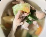Foto langkah ke 4 dari resep SOP ceker ayam.