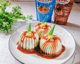 Foto langkah ke 9 dari resep Puding Cendol fla Choco Gula Merah.