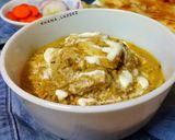 A picture of step 8 of Hariyali paneer.