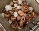 Une image de l'étape 5 de Risotto aux fruits de mer et champignons de Paris au Cook Expert.