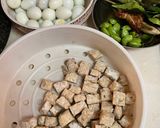 Foto langkah ke 1 dari resep Tumis Kacang Panjang Telur Puyuh Tempe dan Pete.