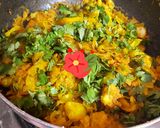 पत्ता गोभी मटर की सब्जी (patta gobhi matar ki sabzi recipe in Hindi) रेसिपी चरण 5 फोटो