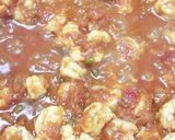 A picture of step 5 of Prawns masala#endofyearchallenge.