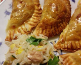 Foto del paso 4 de la receta: Empanadillas caseras de atún y ensaladita de arroz