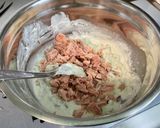 Une image de l'étape 10 de Crozets au thon, oignon rouge et panaché de mascarpone gorgonzola.
