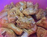 A picture of step 1 of Fried Chicken - deep fry#AuthorMarathon #4weekschallenge.
