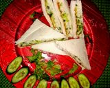 A picture of step 15 of Hariyali chicken sandwich.