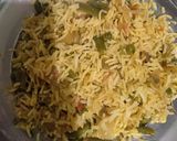 A picture of step 12 of Veg. Biryani.