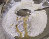 A picture of step 1 of Kharpudi Puri or Pudi stuffed with sweet fragrant besan.