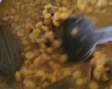 A picture of step 7 of Luchi and Cholar Dal.