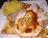 Foto del paso 4 de la receta: Costillitas de cerdo con puré de batata
