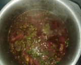 A picture of step 6 of Sabzi gosht.(mutton).