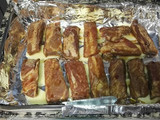 Costillas glaseadas con patatas