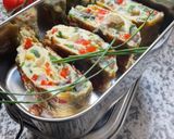 Une image de l'étape 10 de 🍳SUMMER BENTO 🎰🫒🥢OMELETTE🫑🧅 ORANAISE 🥚.
