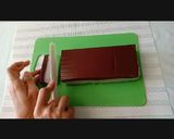 Foto langkah ke 4 dari resep Es Gabus Coklat Pandan.