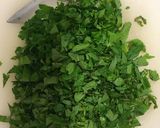 A picture of step 2 of Fresh sardines with Tabbouleh Salad.