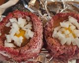 A picture of step 3 of Next level Cheeseburger.