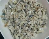 A picture of step 1 of Tinapa roll.