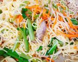 Hình bước làm 1 của món Mì xào