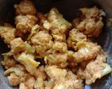 A picture of step 1 of Cauliflower fritters.