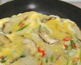 Gambar langkah 3 resipi Pajeon Cendawan.