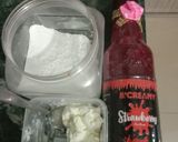 A picture of step 1 of Strawberry Shrikhand.