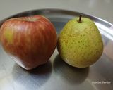 A picture of step 1 of Pear and apple mix jam.