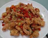 Udang Krispy Cabe Garam langkah memasak 13 foto